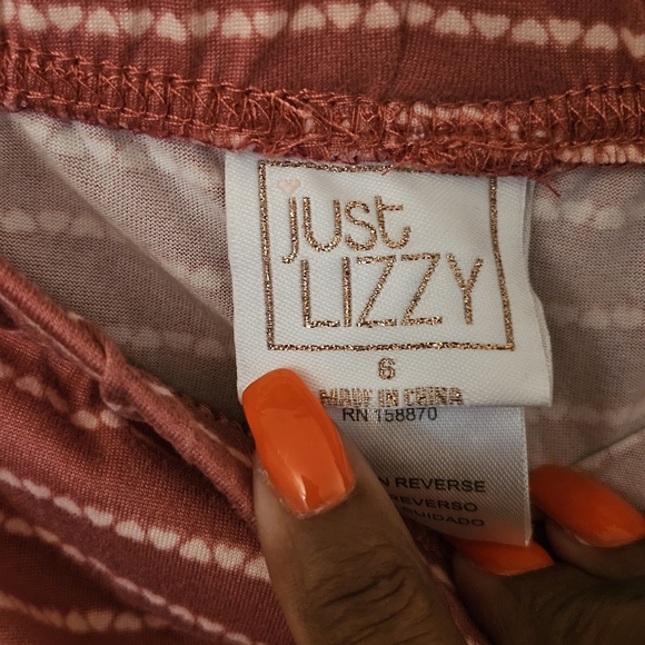 Just Lizzy Pink Heart Sweater with Pink Heart Striped Leggings - Picture 6 of 9